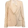 Zadig & Voltaire - Cream Cotton & Linen Blend Blazer Sz M