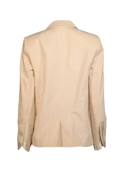 Zadig & Voltaire - Cream Cotton & Linen Blend Blazer Sz M