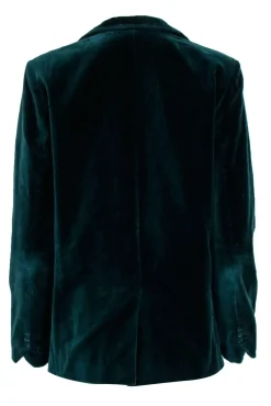 Zadig & Voltaire - Green Velour Blazer Size L Blazer