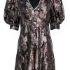 Zadig & Voltaire - Metallic Camo Sequined Mini A-Line Dress Sz M