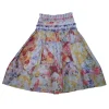Zimmermann - Yellow & Multicolor Floral Print Ruffled Linen-Silk Skirt Sz 10